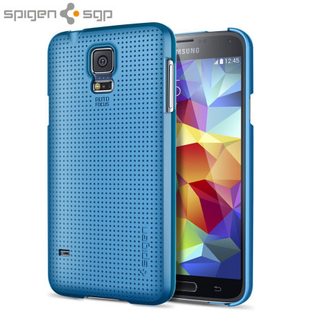 Coque Samsung Galaxy S5 Spigen SGP Ultra Fit – Bleue Electrique