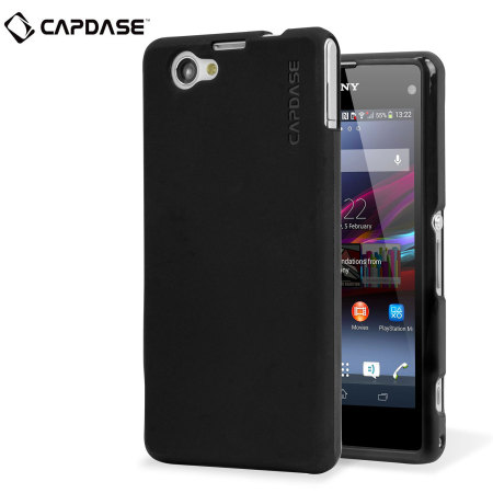 Coque Sony Xperia Z1 Compact Capdase Soft Jacket Xpose – Noire