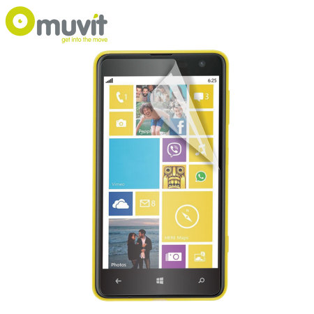 Muvit 2 Pack Matte & Glossy Screen Protector for Nokia Lumia 625