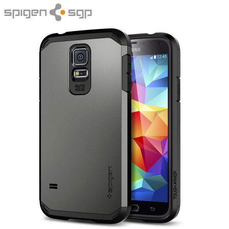 Spigen Tough Armor Case for Samsung Galaxy S5 - Gunmetal