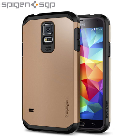 Spigen Tough Armor Case for Samsung Galaxy S5 - Copper Gold