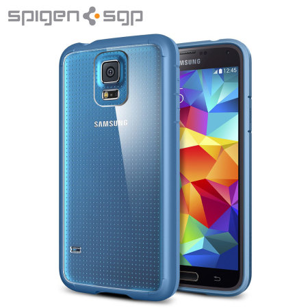 Coque Samsung Galaxy S5 Spigen SGP Ultra hybrid – Bleue