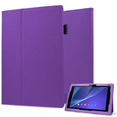 Smart Stand and Type Sony Xperia Tablet Z2 Case - Purple
