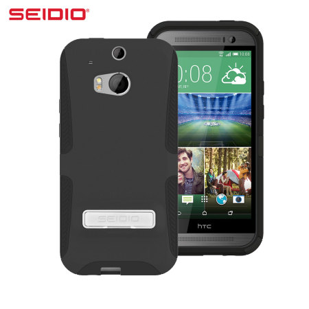 Funda Seidio Dilex con Soporte para el HTC One M8 - Negro
