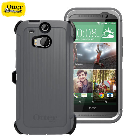 OtterBox Defender Series voor de HTC One M8 - Glacier