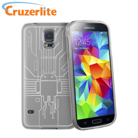 Cruzerlite Bugdroid Circuit Samsung Galaxy S5 Case - Clear