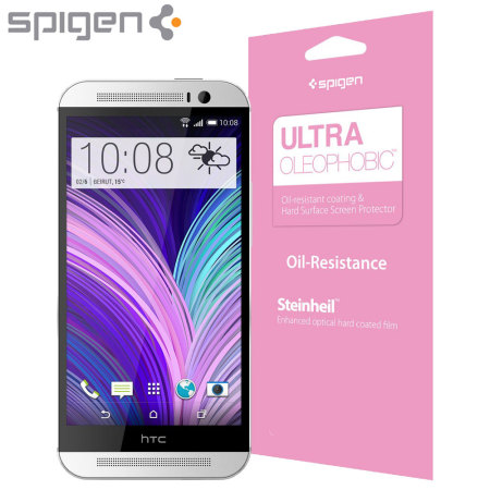 Spigen Steinheil Ultra Oleophobic HTC One M8 Screen Protector