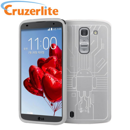 Cruzerlite Bugdroid Circuit LG G Pro 2 Case - Clear