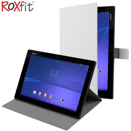 Roxfit Sony Xperia Z / Z2 Tablet Case - Carbon White