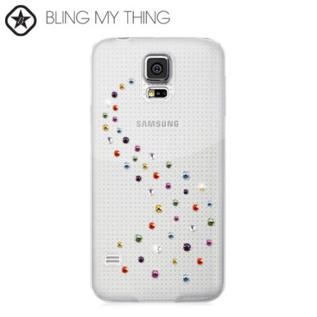 Bling My Thing Milky Way Collection Galaxy S5 Case - Cotton Candy