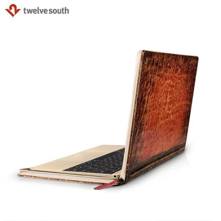 Housse MacBook Air 13 / Pro Twelve South BookBook cuir – Marron clair