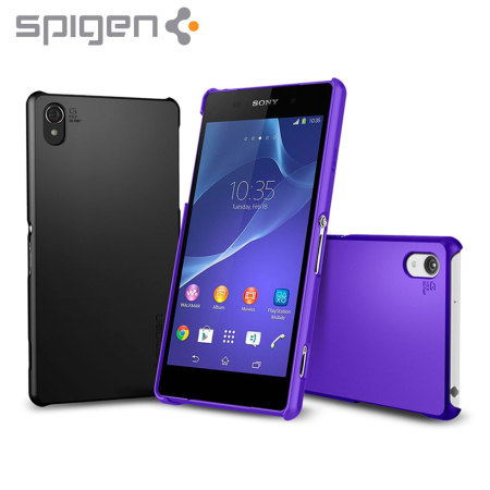 Langwerpig Voorzichtig uitspraak Spigen Ultra Fit Sony Xperia Z2 Case - Purple