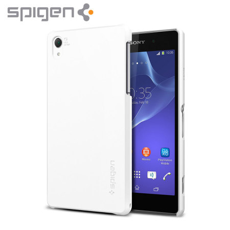 Spigen Ultra Fit Case for Sony Xperia Z2 - Smooth White