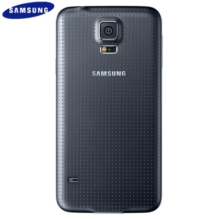 Official Samsung Galaxy S5 Back Cover - Charcoal Black