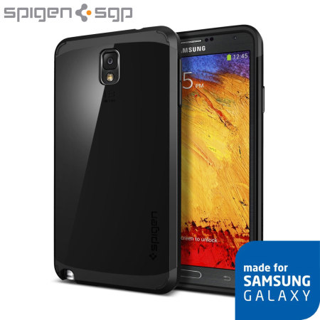 Spigen Slim Armor Galaxy Note 3 Japanese Model Case - Soul Black