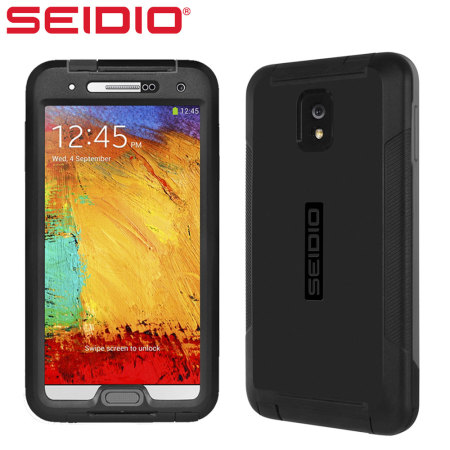 Seidio Galaxy Note 3 OBEX Waterproof Case - Black/Grey