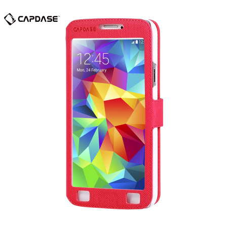 Capdase Sider Baco Samsung Galaxy S5 Folder Case - Red