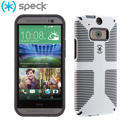 Speck CandyShell Grip HTC One M8 Case - White