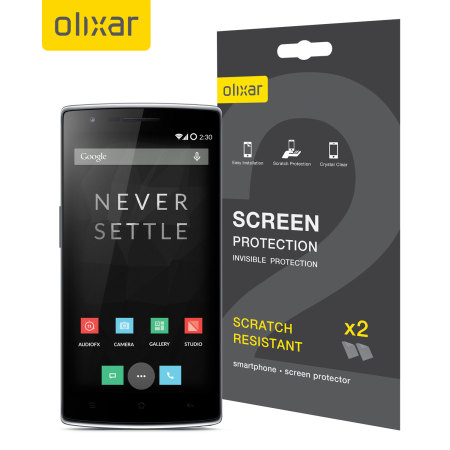 Olixar OnePlus One Screen Protector 2-in-1 Pack