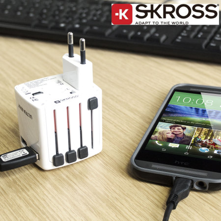 kaos legering alder SKROSS Ultra Max Dual USB World Travel Power Adapter