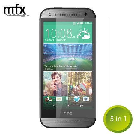 MFX HTC One Mini 2 Screen Protector 5-in-1 Pack