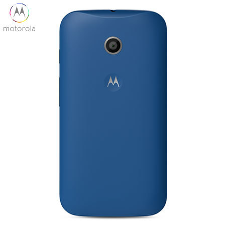 Official Motorola Moto E Shell Replacement Back Cover - Royal Blue