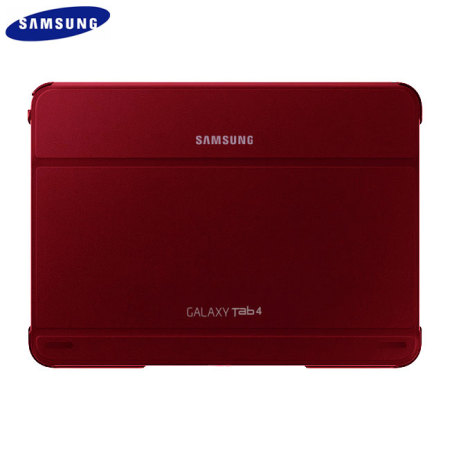 Official Samsung Galaxy Tab 4 10.1 Book Cover - Plum Red