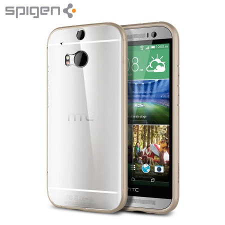 Funda HTC One M8 Spigen Ultra Hybrid - Oro Champán