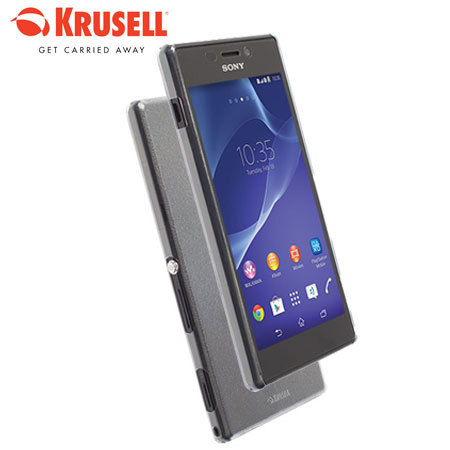 Wie Zichtbaar Vuilnisbak Krusell FrostCover Sony Xperia M2 Case - Transparent White