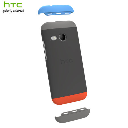 Official HTC One Mini 2 Double Dip Hard Shell - Grey and Red