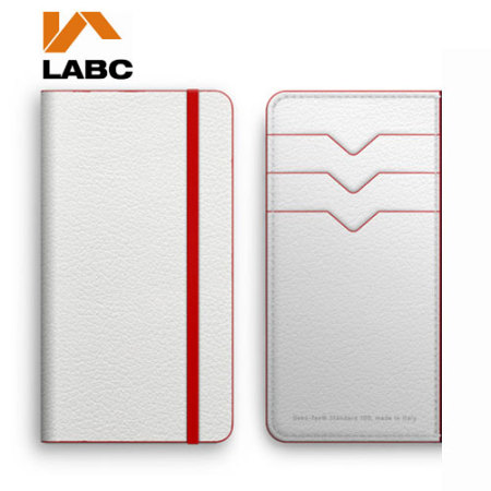 Lab C iPhone 5S/5 Wallet Leather-Style Case  - White