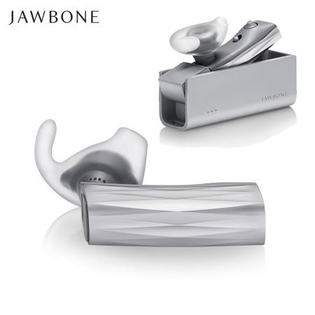 Jawbone ERA 2014 Bluetooth Headset with Charging Cradle Silver