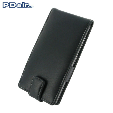 PDair EE Kestrel Leather Flip Case - Black