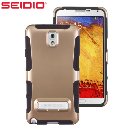 Seidio DILEX Samsung Galaxy Note 3 Case with Kickstand - Gold