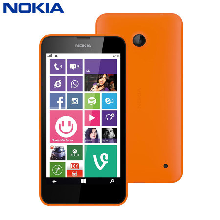 SIM Free Nokia Lumia 630 Unlocked - Orange