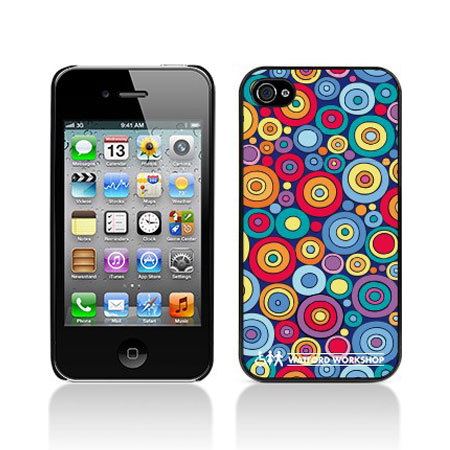 Call Candy Back Case iPhone 4S/ 4 Hülle Circles