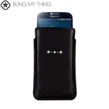 Bling My Thing Mystique Les Étoiles Pouch for Galaxy S Phones - Black