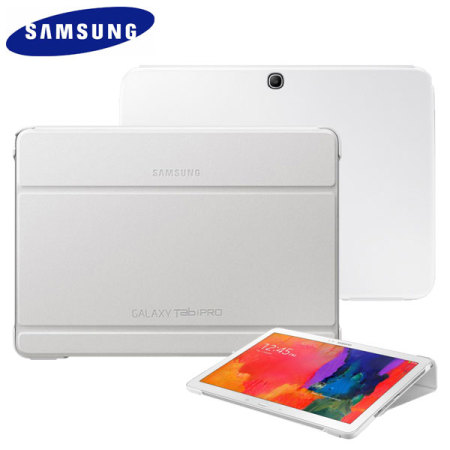 Matig schoonmaken Gluren Official Samsung Galaxy Tab Pro 10.1 Book Cover - White