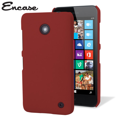 ToughGuard Nokia Lumia 630 / 635 Rubberised Case - Solid Red
