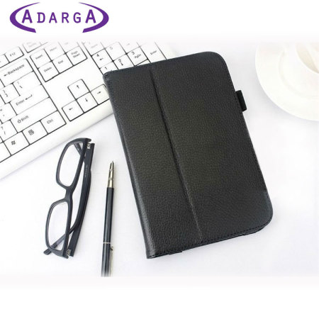 Adarga Leather-Style Samsung Galaxy Tab 3 8" Case - Black