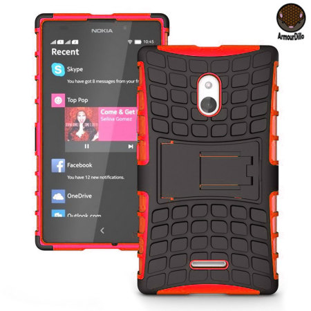ArmourDillo Nokia XL Hybrid Protective Case - Red