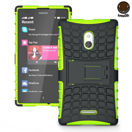 ArmourDillo Nokia XL Hybrid Protective Case - Green