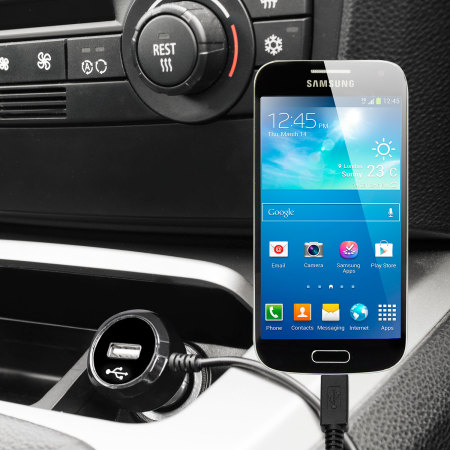 Olixar High Power Samsung Galaxy S4 Mini Auto Oplader