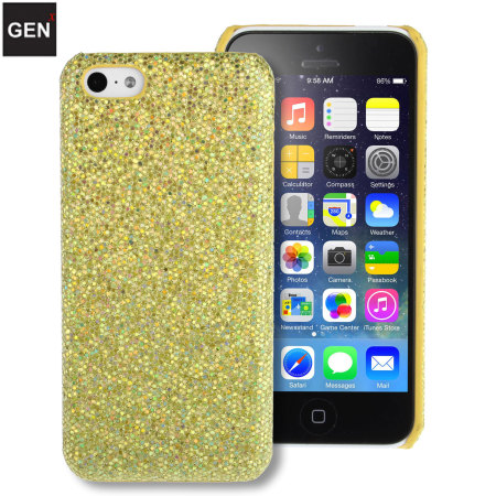 GENx iPhone 5C Glitter Case - Gold
