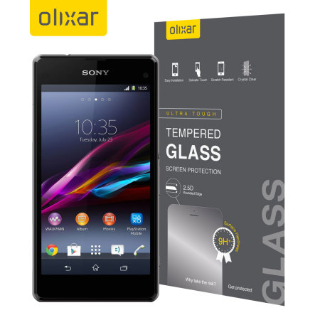 Olixar Sony Xperia Z1 Compact Tempered Glass Screen Protector