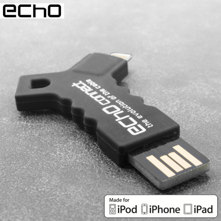 Echo Connect Portable Lightning Charge & Sync Key Chain - Black