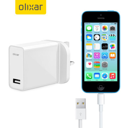 Olixar High Power iPhone 5C Wall Charger & 1m Cable