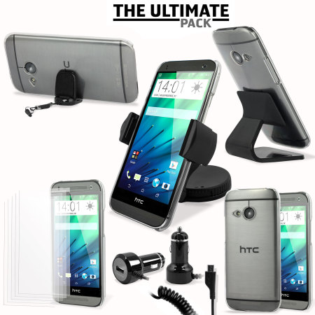 The Ultimate HTC One Mini 2 Accessory Pack - Zwart