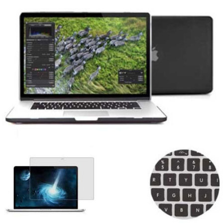 Total Protection Pack for MacBook Pro 13 inch with Retina - Black