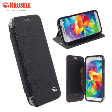 Krusell Malmo FlipCover Samsung Galaxy S5 Mini Wallet Case - Black